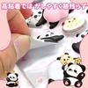 Set of 2 3D Squishy Panda Butt Stickers for Diary and Stress Perfect for Kids and Perfect as a Reward or Perfect for DIY and Smartphone Journals,