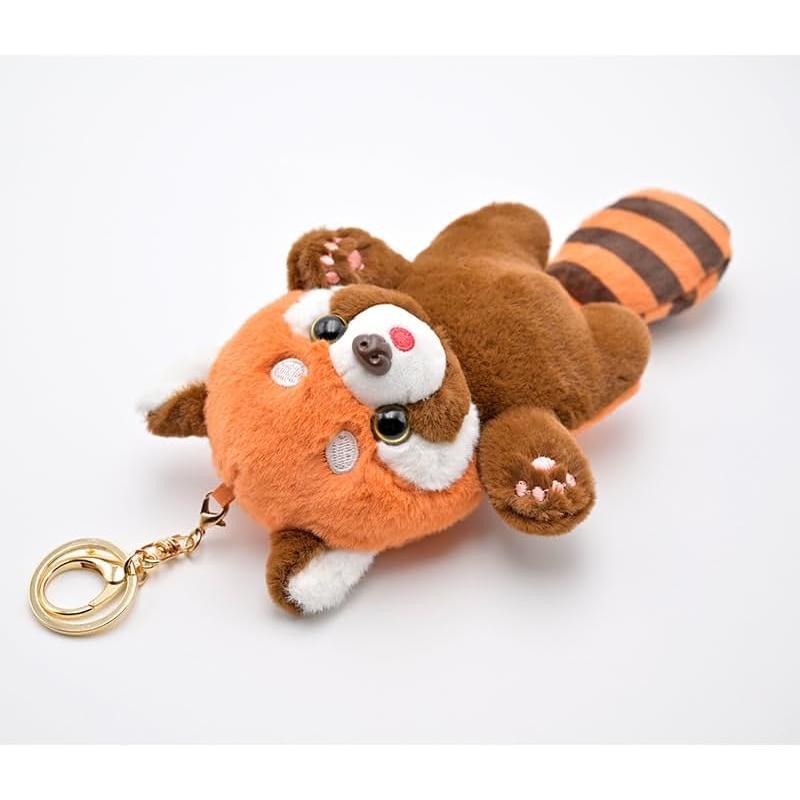 [Kagaminodo] Red Panda Keychain Plush Toy Cute Mini Small Animal