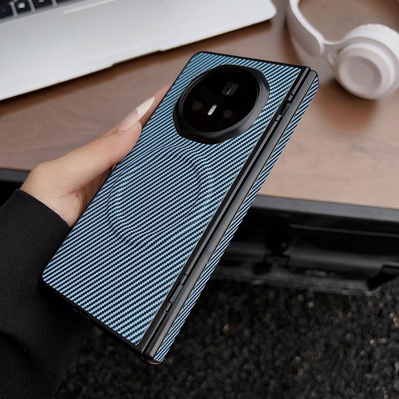 

For Honor Magic V3 Case Carbon Fiber Pattern PU Leather Folding Wireless Charging Cover For Honor Magic V 3 HONOR Magic V3