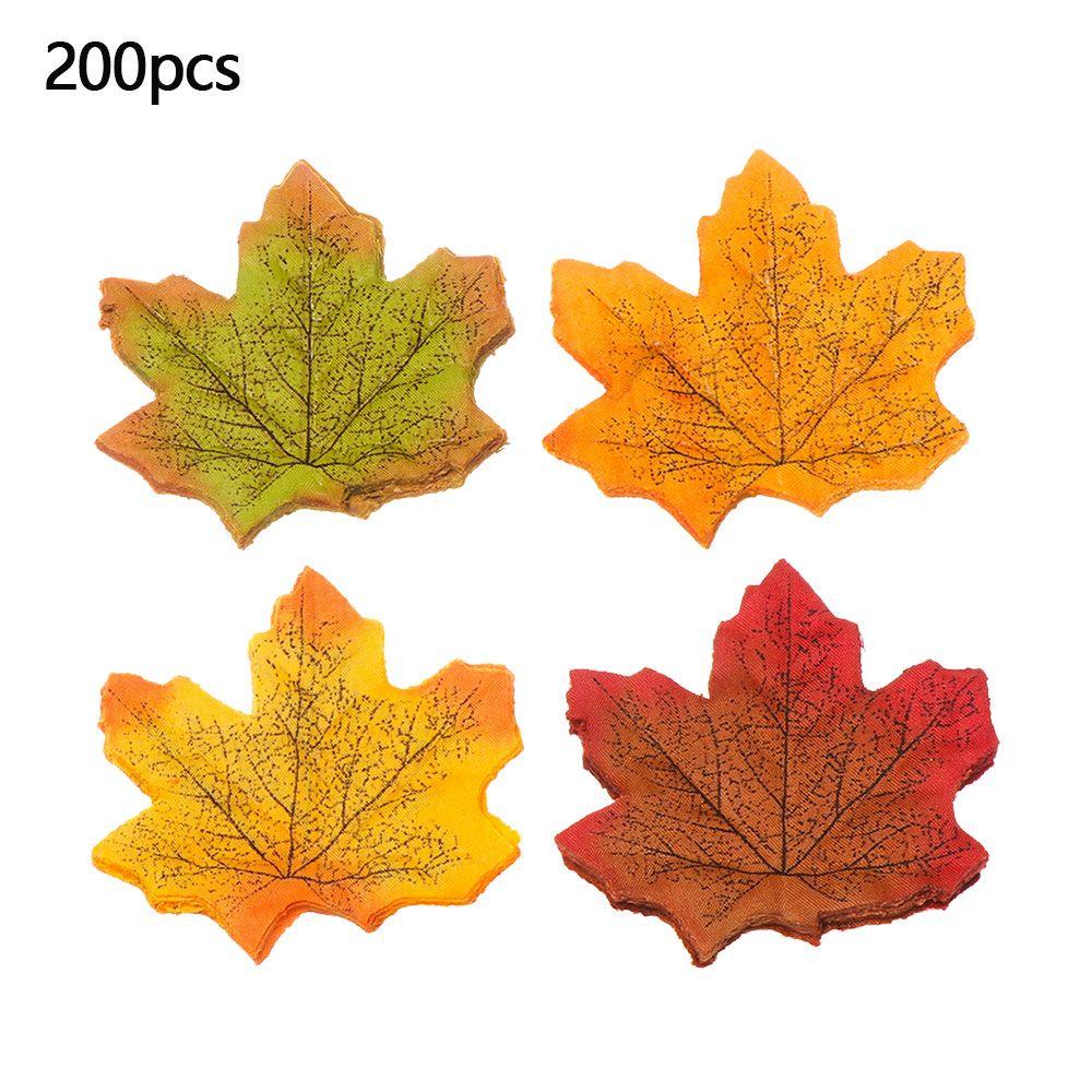 

Прикраса DIY ремесло домашній декор шовкове кленове листя весільний декор штучна гірлянда висяча рослина 200pcs