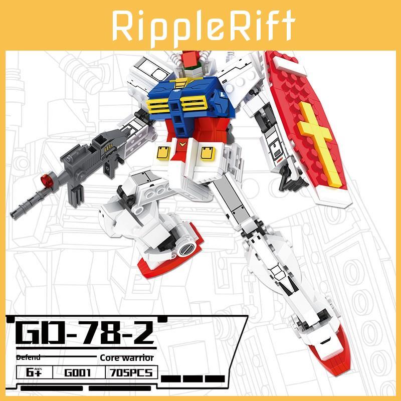 Mecha Robot Warriors Assemble Building Block Models Toys Desktop Ornaments Gift