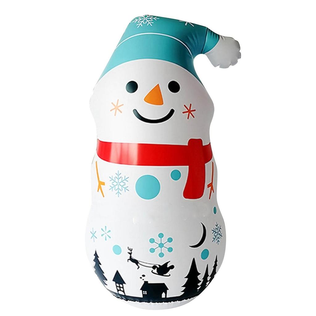 Julmuggdekoration Vattenfyllda ornament Tecknad tryckning Jul Snögubbe Uppblåsbar modell