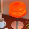 Macaron Glass Table Lamp Trichromatic Dimming Living Room Atmosphere Lamps Eye Protection Night Light Girl Bedroom Bedside Deco