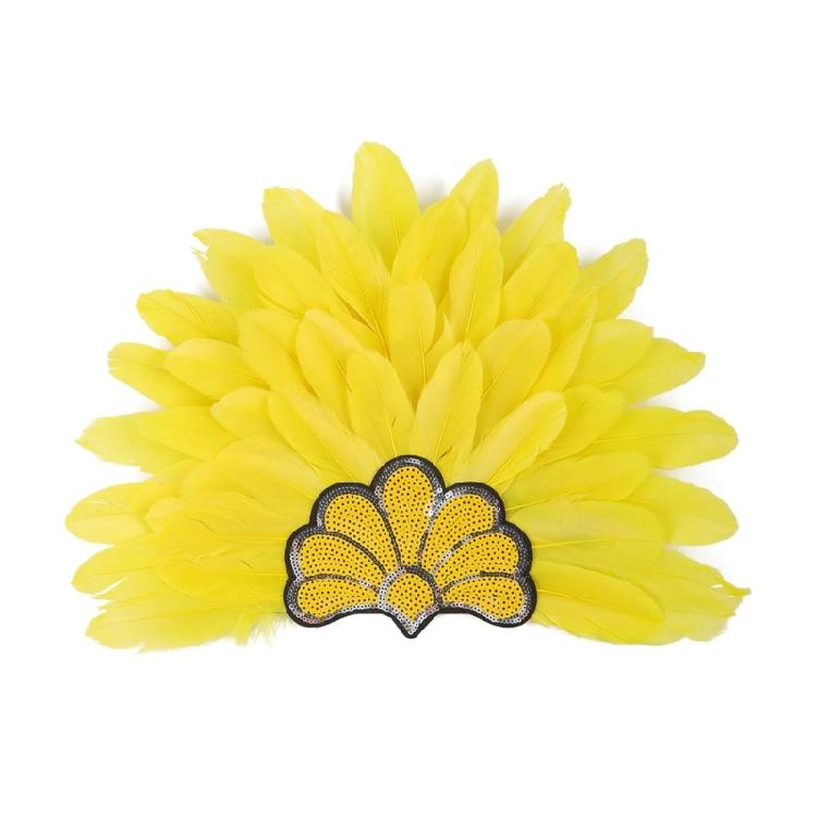 Feather Headbands Sequins Mardi Gras Headwear for Girls Masquerade Accessories