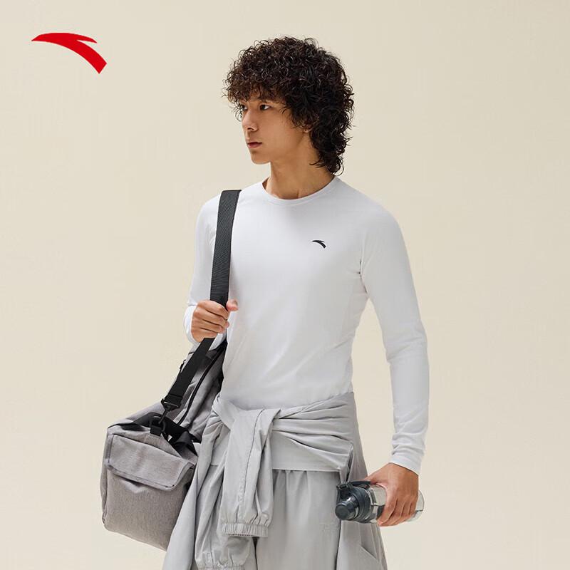 ANTA Men s Winter Fleece-Lined Thermal Compression Long-Sleeve T-Shirt S