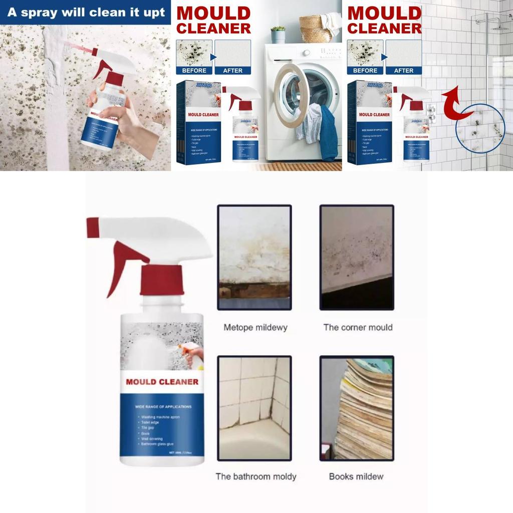 Spray Puternic pentru Îndepărtarea Mucegaiului Pentru Plafoane și Faianță de Baie Soluție de Curățare cu Efect Multiplu 60ml