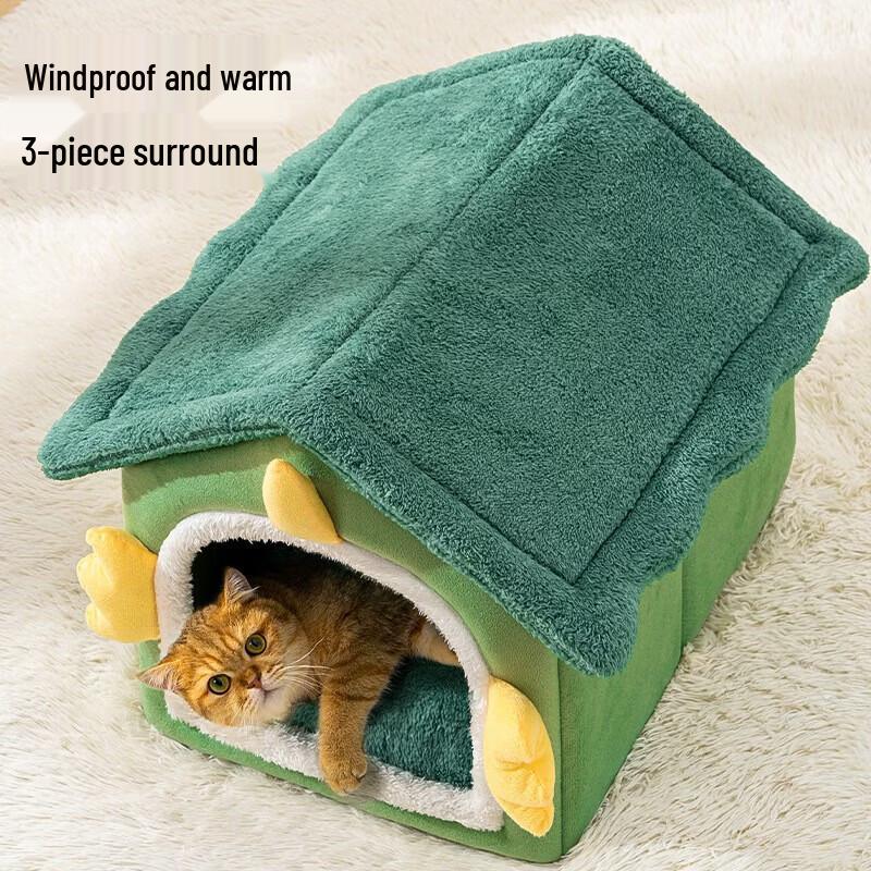 All-Season Enclosed Cat Bed