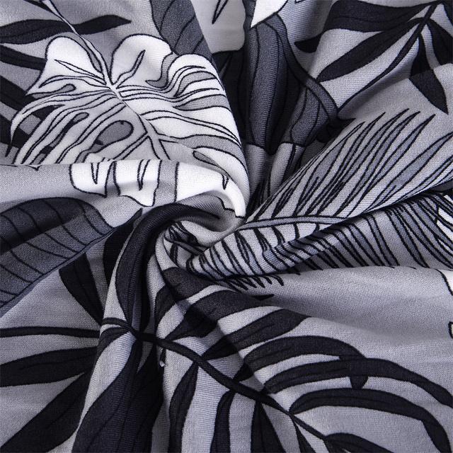 

Эластичный чехол на стул с тропическим растением, спандекс, расслабляющие чехлы на кресла, эластичный чехол для дивана, защита для мебели, чехол на подставку для ног