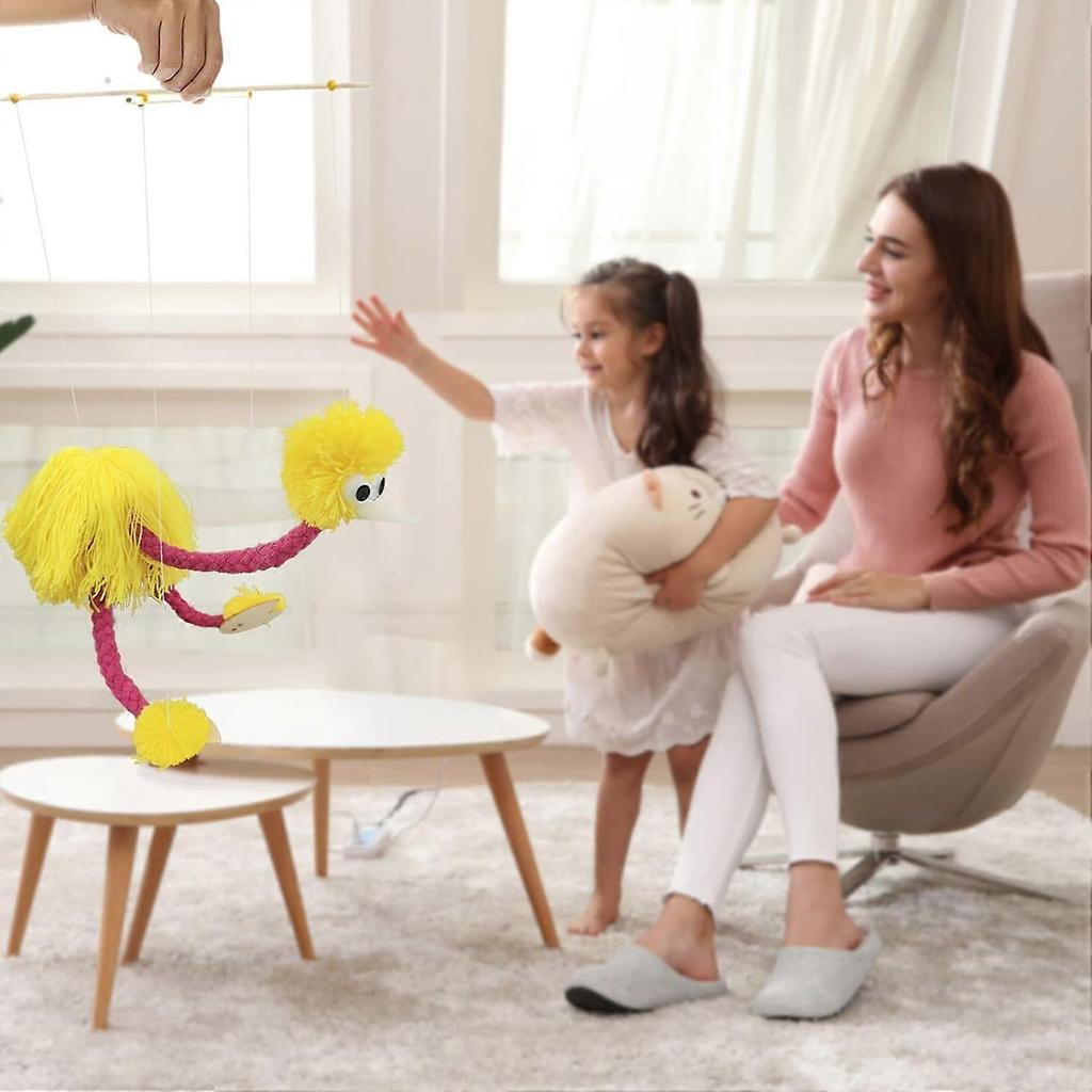 Puppet-Marionette Puppets-Animal Hand Puppets for Kids-Bird String Puppet-Bird Puppet with Strings-Parent-Child Interactive Educational Toys-Outdoor a