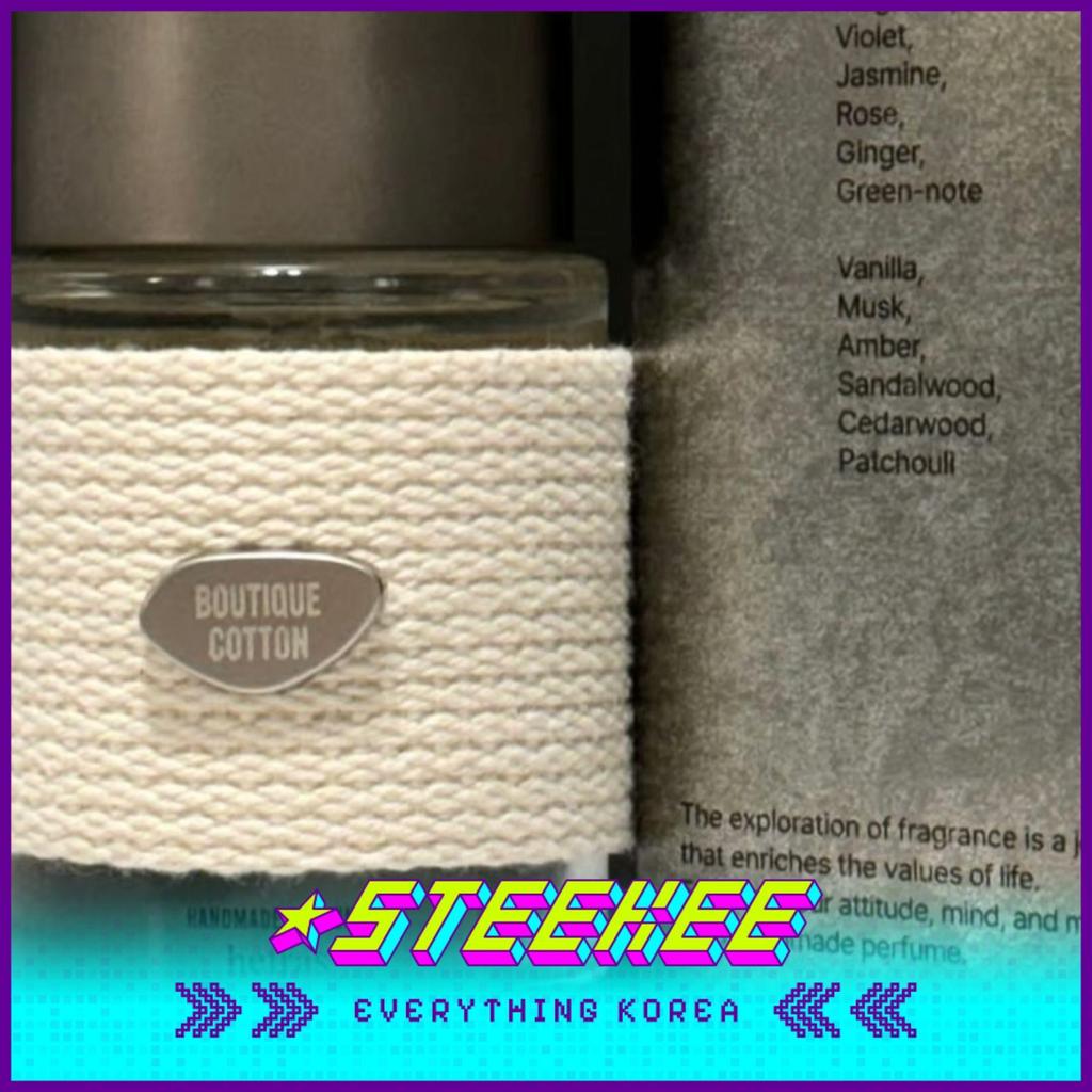 Hetras Handmade Perfume Atelier Tea Boutique Cotton Seowon Royal Wood 50ml by Steekee Korea 3051