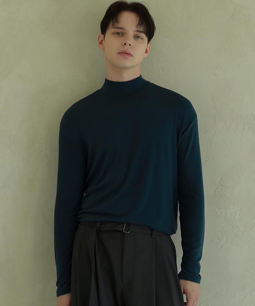 ESN [Set] Half Turtleneck Knit T-Shirt (Type B)