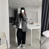 2021 Women's Autumn Loose Fit Korean Style Casual Suit Jacket