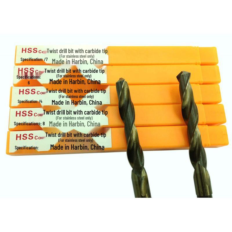 Harbin M35 Cobalt Stainless Steel Taper Shank Twist Drill - Sizes 12mm, 15.5mm, 21mm, 26mm, 30mm, 35mm