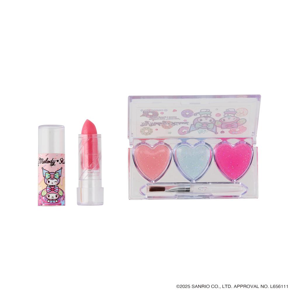 Race Sanrio Lip Palette Set, My Melody Kuromi DD, Ages 6 and Up, Cosmetics, Accessory 900067