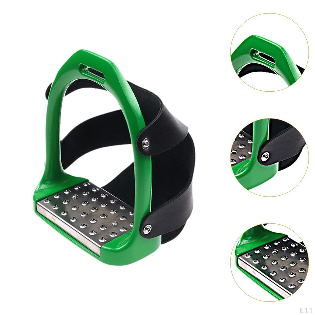 1Pair Adults Stirrups English Saddle for Men Women Horse Pedal Equestrian Western