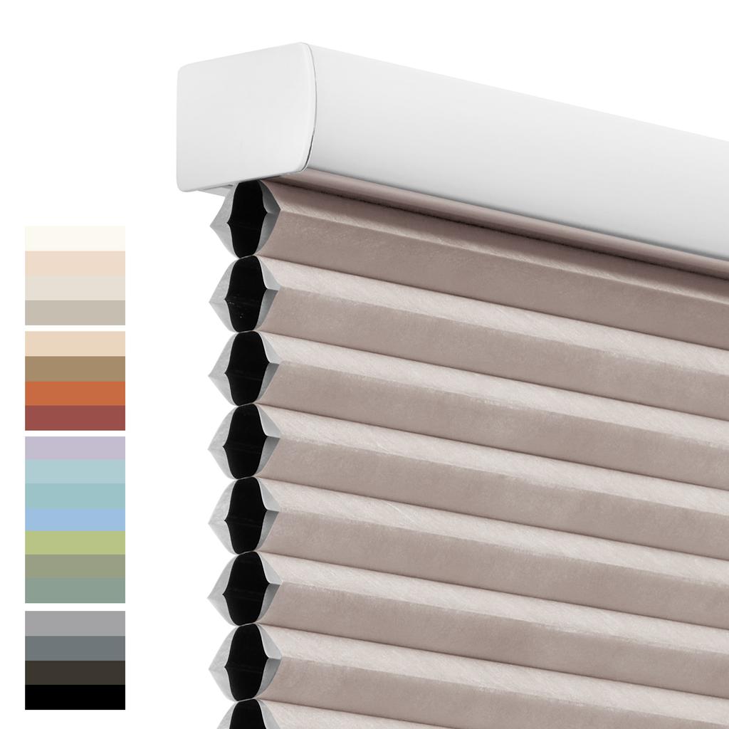 Persilux Blackout Cellular Blinds Honeycomb Shades Double Cells Cordless Windows Shades Saving Energy Thermal Insulation Custom