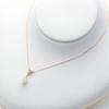 Official Necklace K10 Pink Gold May Birth Flower Lily of the Valley [Bloom] Women's 0351-0987-0041-0000