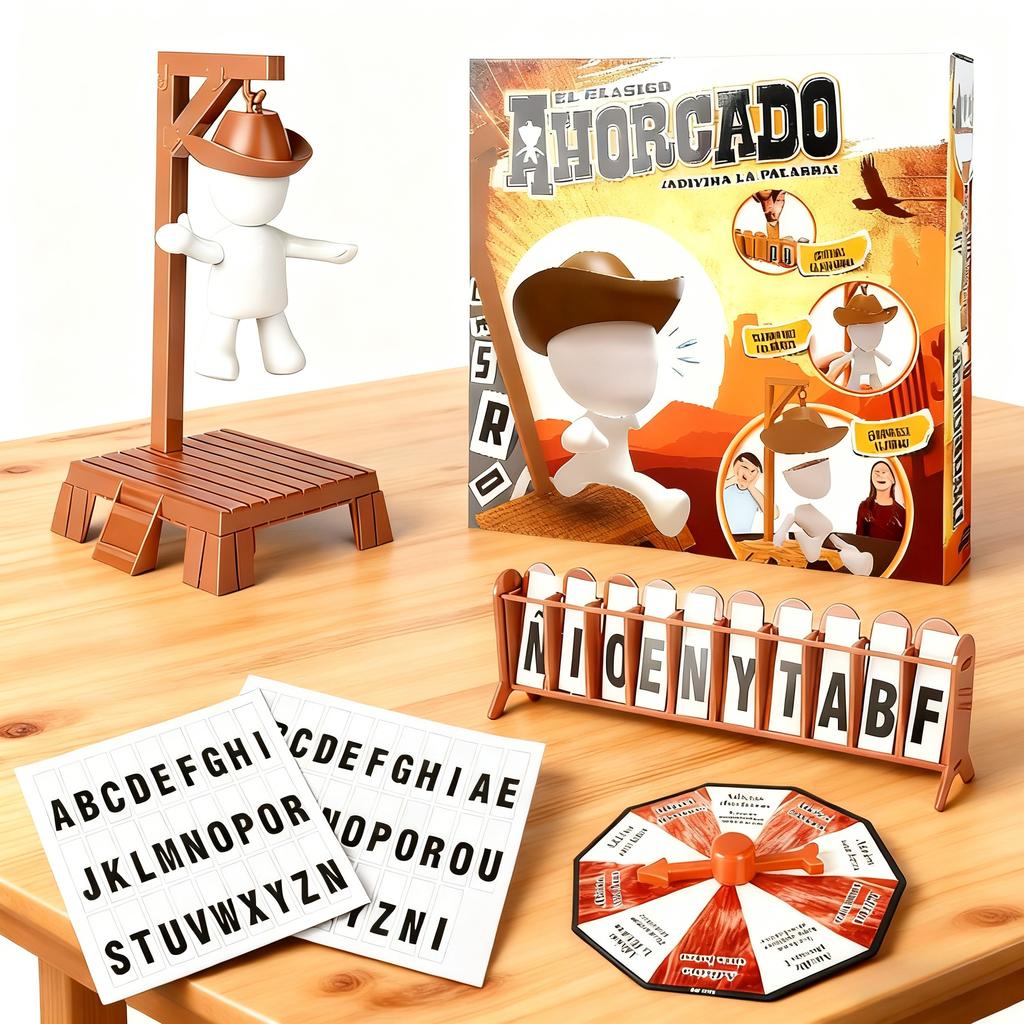 Magnetisches Galgenmännchen Mystery-Wortspiel Galgen Wortraten Brettspiel Tischspiel Für Alle Altersgruppen Versammlung Party Interaktives Spielzeug