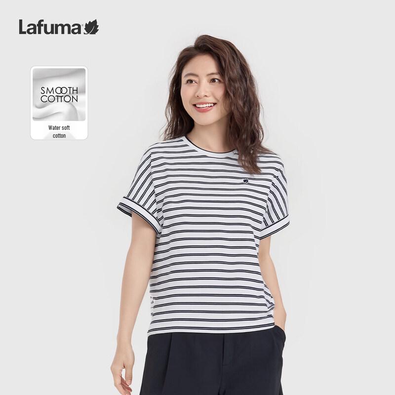 LAFUMA Women s Round Neck Striped T-shirt L