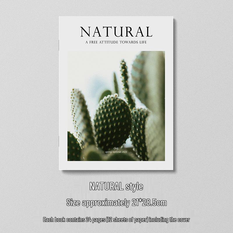 Minimalist English Magazine-Style Background Props for Live Broadcast & Street Photography, Model Room & Homestay Decor