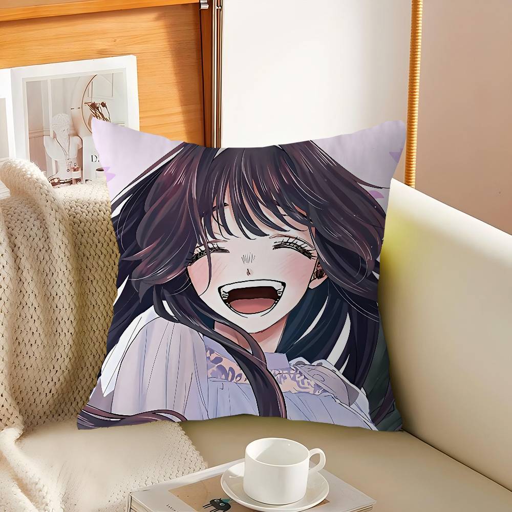 New K-Kaoruko Waguri Pillowcase Toon Gift Cushion Cover Bedroom Home Sofa Chair Seat Decor Pillow Case