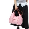 Large Capacity Pleated Messenger Bag, Women's Korean Version of Leisure Business Trip, Travel Storage Bag, Fashion Yoga Sports Shoulder Bag