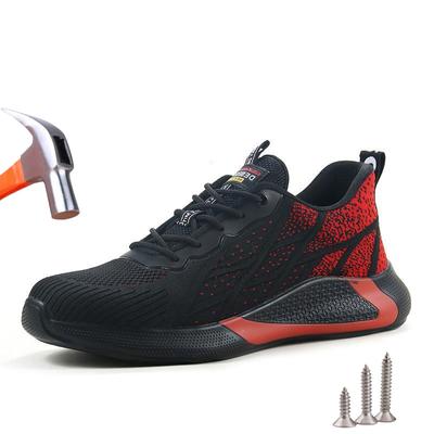 Work Safety Shoes Men Lightweight Indestructible Work Sneakers Women Security Steel Toe Shoes Safety Boots
