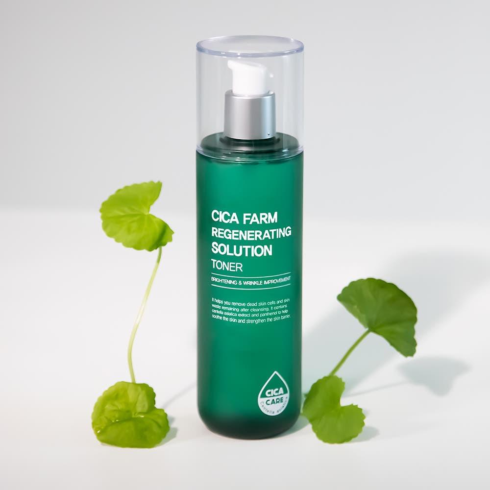 Farmstay Cica Farm Regenerating Solution Toner Soothing Hydrating 200ml