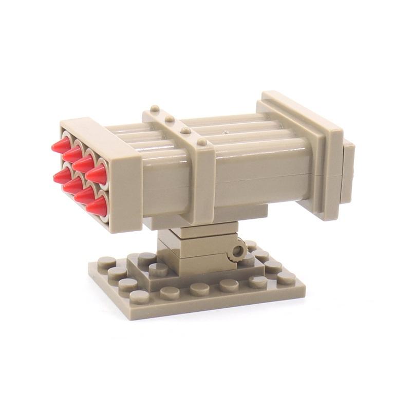 Voják s raketometem Armádní zbraň MOC SWAT Vojenské zbraně Playmobil Hračky Figurky Stavební kostka Cihlička Mini Sestavovací hračky