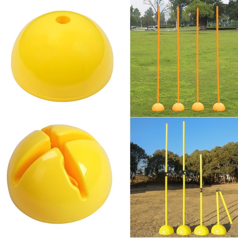 2 Stück Mehrzweck-Wassergefüllte Fußball-Trainingsbasis Wasserinjektionsbasis für Fußball-Agility-Übungen und Feldausrüstung