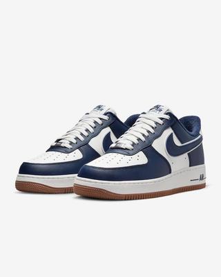 DQ7659-101 Nike Air Force 1 Low College Pack Navy White (Men's)