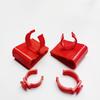 5Pcs Soft Tube Fixture Holders Red Fixed Clips Fish Tank Water Pipe Clamps