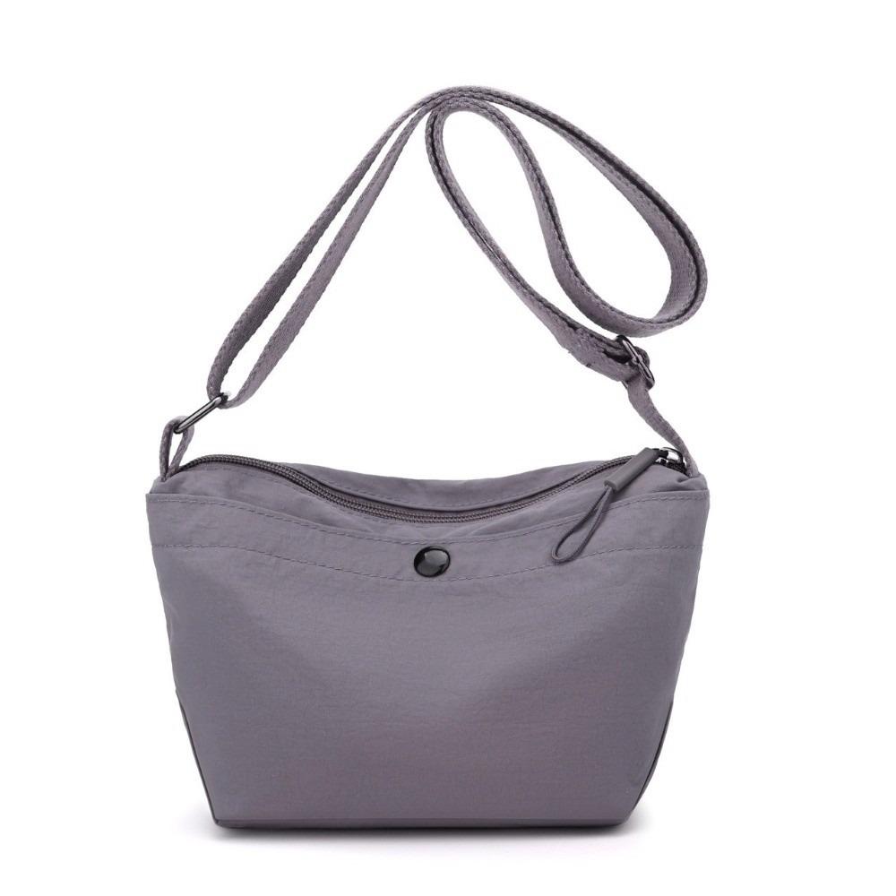 

Large Capacity Nylon Messenger Bag Korean Style Single Shoulder Bag Canvas Crossbody Bag Gift фиолетовый