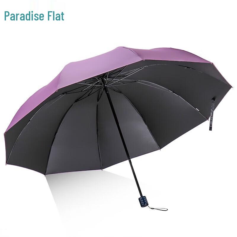 Tian Tang 10-Rib Folding Sun & Rain Umbrella