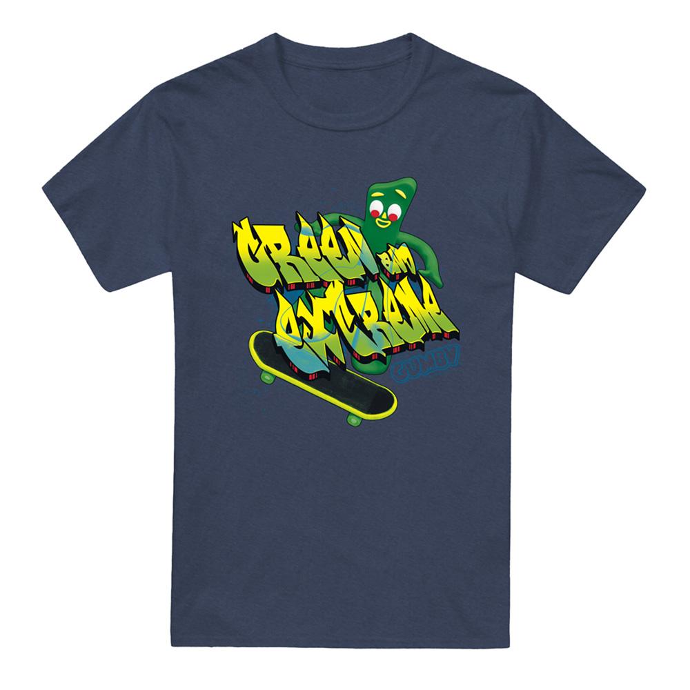 Gumby Unisex Adult Green And Extreme T-Shirt