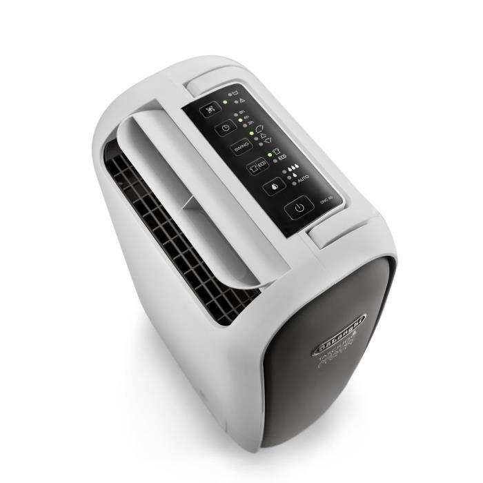 DELONGHI DNS 65 Déshumidificateur d'air 6 litres/jour Fonction buanderie -Techno Zéolite - Silencieux : 34dB