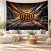 Borussia Dortmund Wall Tapestry, Soft Fabric Wall Hanging, Decorative Backdrop For Bedroom Home Wall Art
