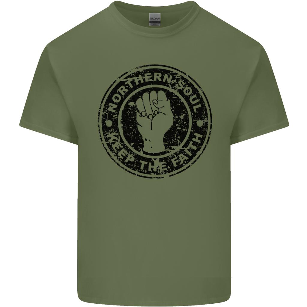 Northern Soul Keeping the Faith Unisexs Light Cotton TShirt