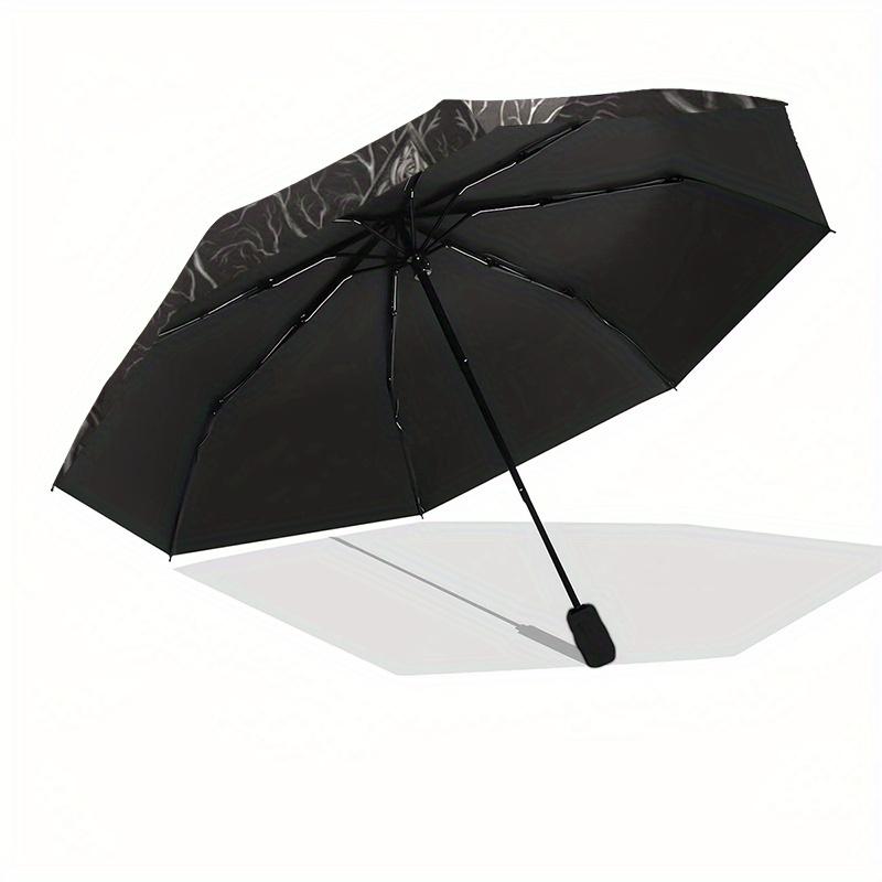 Valknut Tree of Life Norse Symbol Umbrella, Portable 3-Fold Umbrella for Men & Women,Christmas Gift ES311