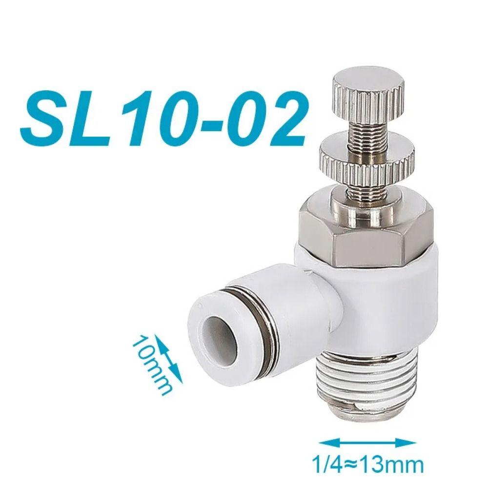 1Pcs Speed Regulation Air Tube Connector Connector Fitting Speed Control Valve