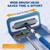 40" Extendable Snow Brush & Ice Scraper, Anti-Slip Grip, 360° Head, Detachable EVA Brush & ABS Scraper for Cars, Trucks & SUVs