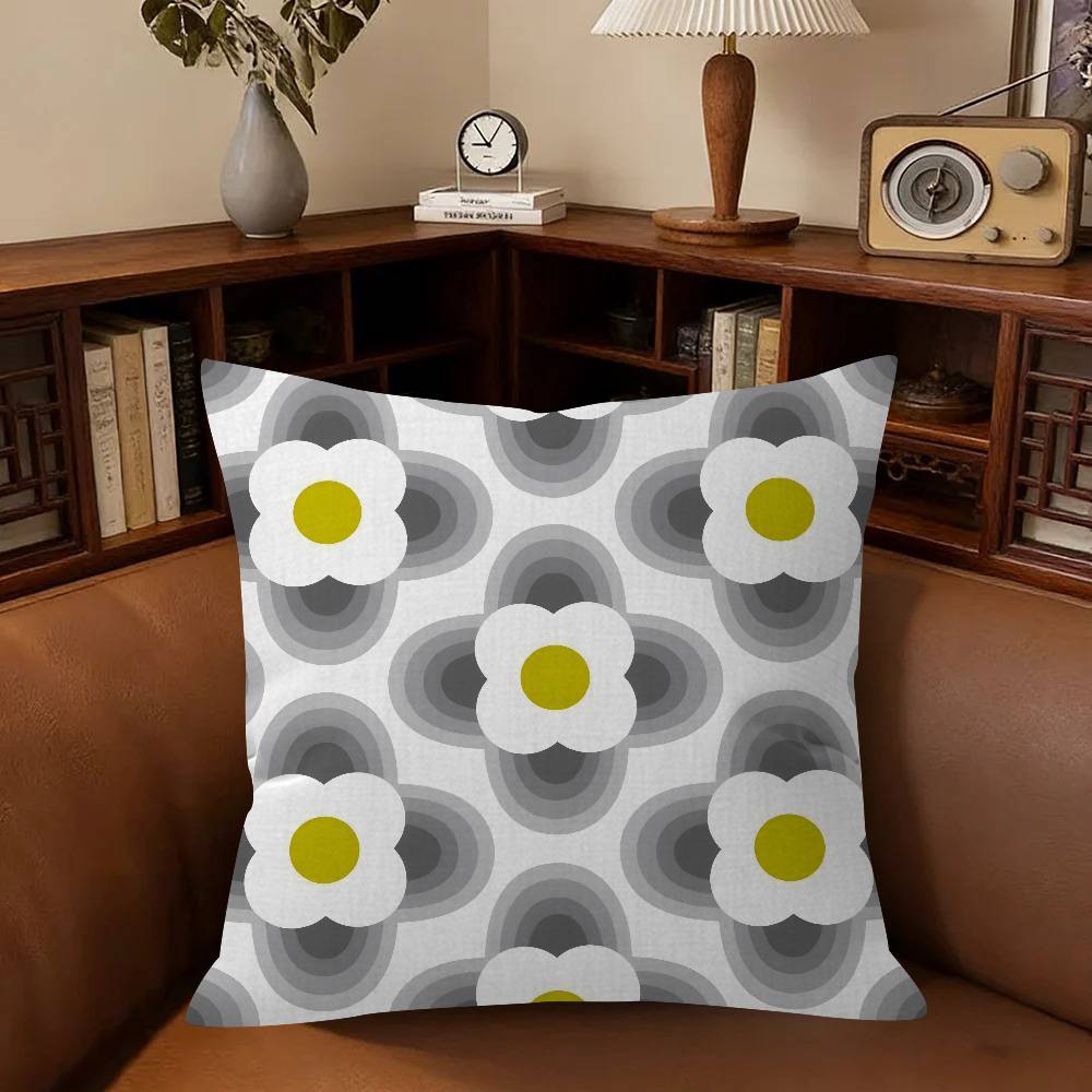 Flower Pillowcase Toon Gift Cushion Cover Bedroom Home Sofa Chair Seat Decor Pillow Case Logo O-Orla Kiely