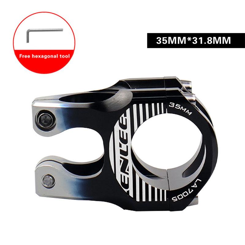 

CNC Aluminum Bicycle Stems 31.8mm Mountain Gradient Color Bike Bridge Short Power 35mm Rod Handlebar Table Adjustable Stem