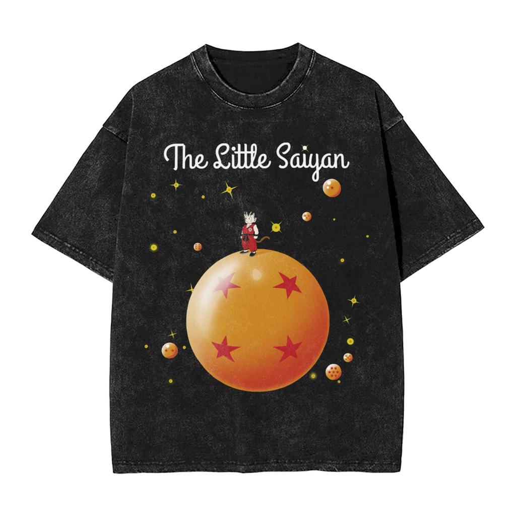 Goku Super Saiyan Dragon Ball Z T Shirt Hip Hop Washed Oversize TShirts Anime Novelty for Men Women Tops Streetwear Tops Tees
