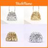 Borsa a clutch in PVC da donna con nappe, perfetta per eventi serali
