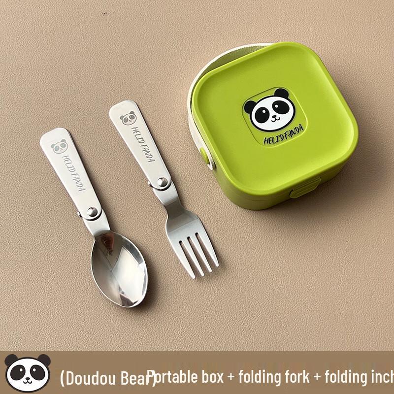 Portable Folding Cutlery Set Folding Fork + Spoon
