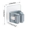 High Quality Wall Mounted Household Bathroom Storage Free Punch Broom Hanger Hook Mop Organizer Holder Mop Clip Storage Rack