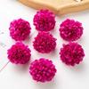 50Pcs Artificial Hydrangea Flowers for Wedding Garden Home Decor Christmas Party Diy Candy Box Scrapbook Pink Ball Chrysanthemum