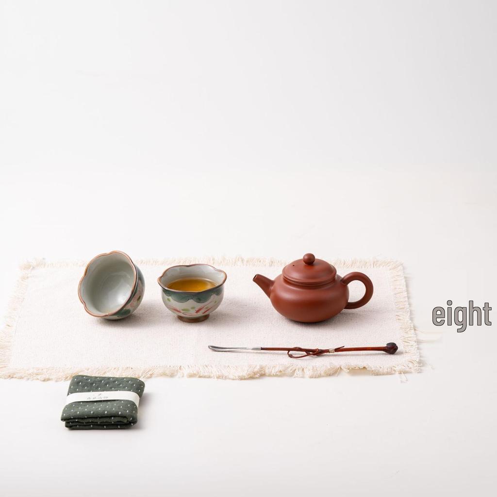 Ge Kiln Hand-Painted Ceramic Tea Cups Set - Pair of Gongfu Cups with Gift Box, Customizable Logo for Business Gifts