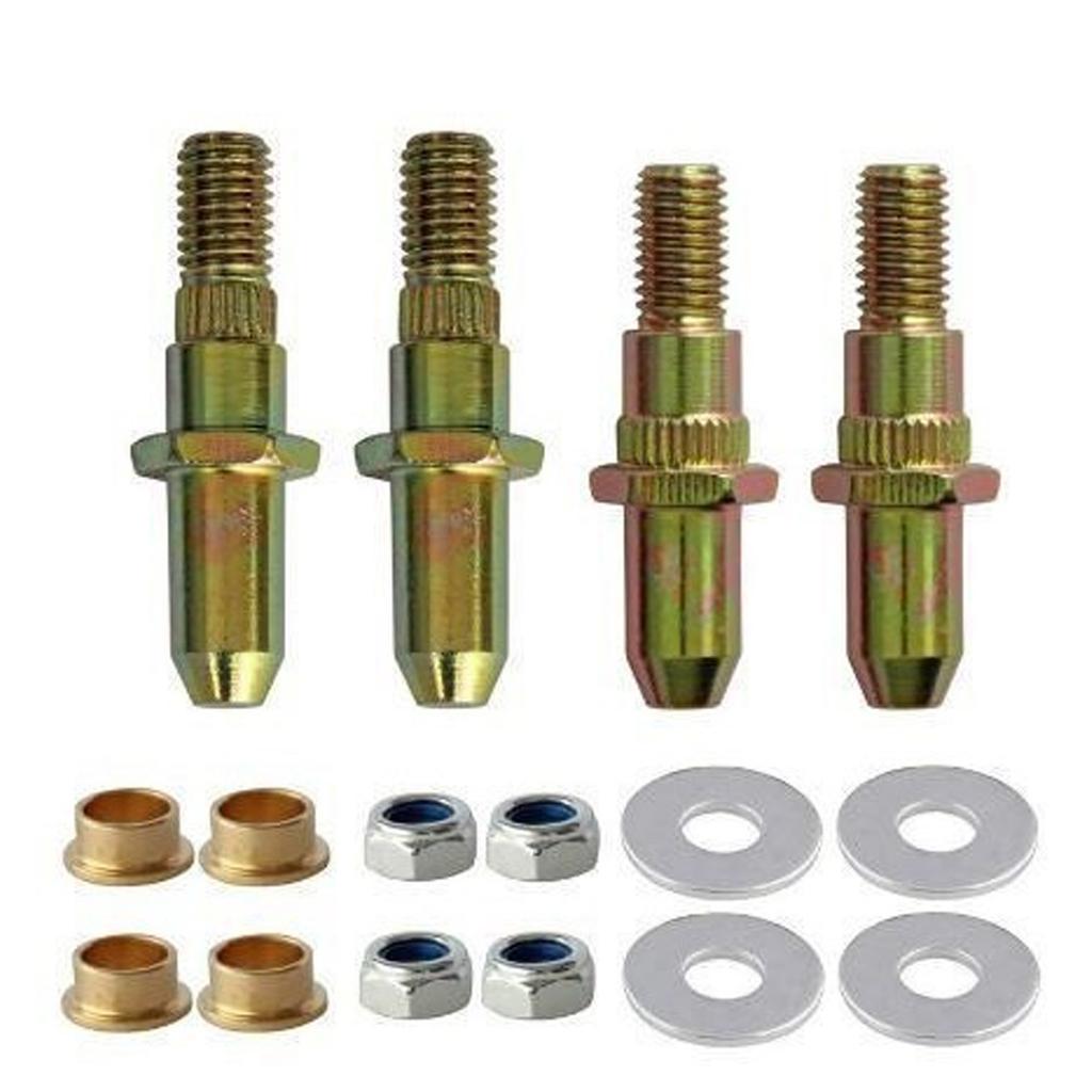 High Precisions Vehicle Door Hinge Repair Kit With Lock Nuts Flat Washers For Select Models Hinge Pin and Bushing Repair